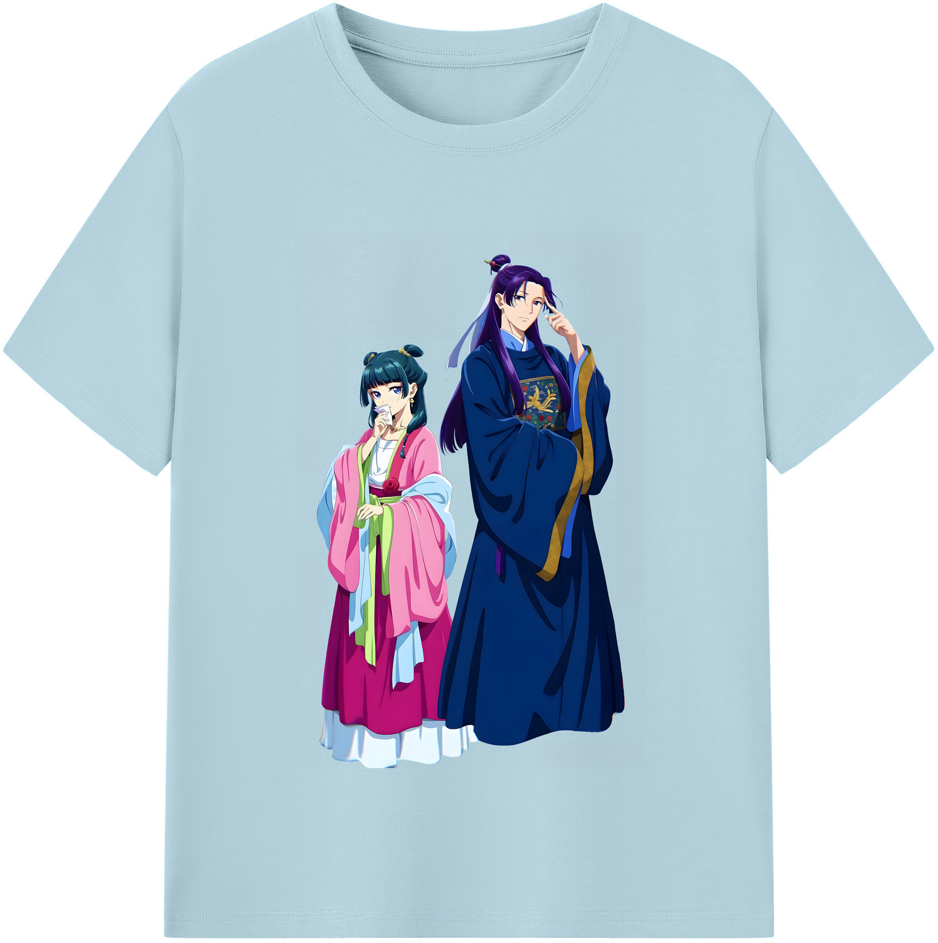 （画像用） 薬屋のひとりごと The Apothecary Diaries 綿100％半袖Tシャツ（フロントプリント）